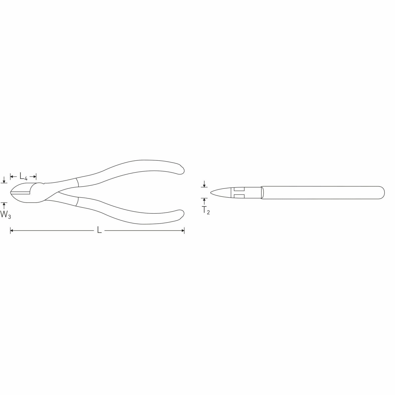 Stahlwille 67203180 Side cutter