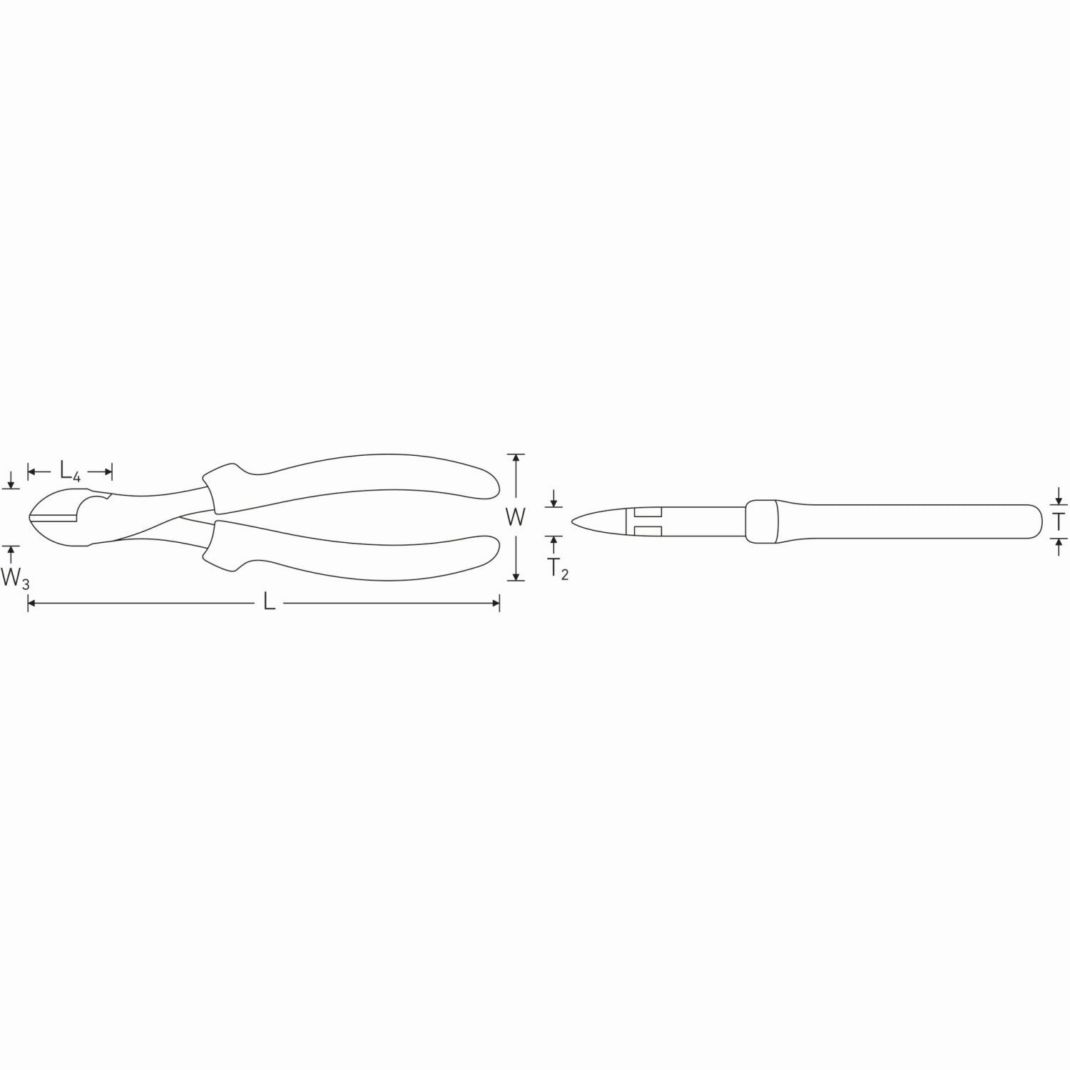 Stahlwille 67214160 VDE heavy-duty wire cutter