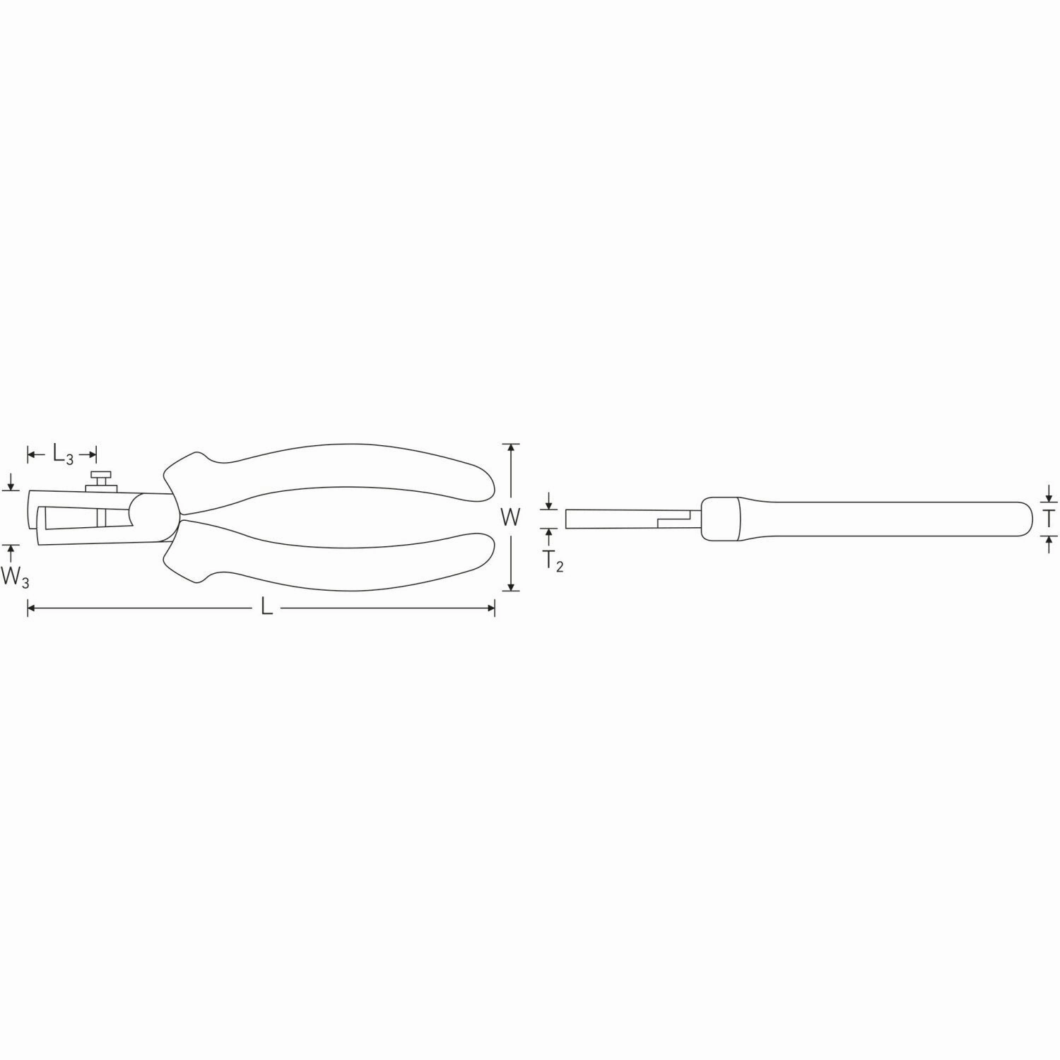 Stahlwille 67801160 Wire stripper
