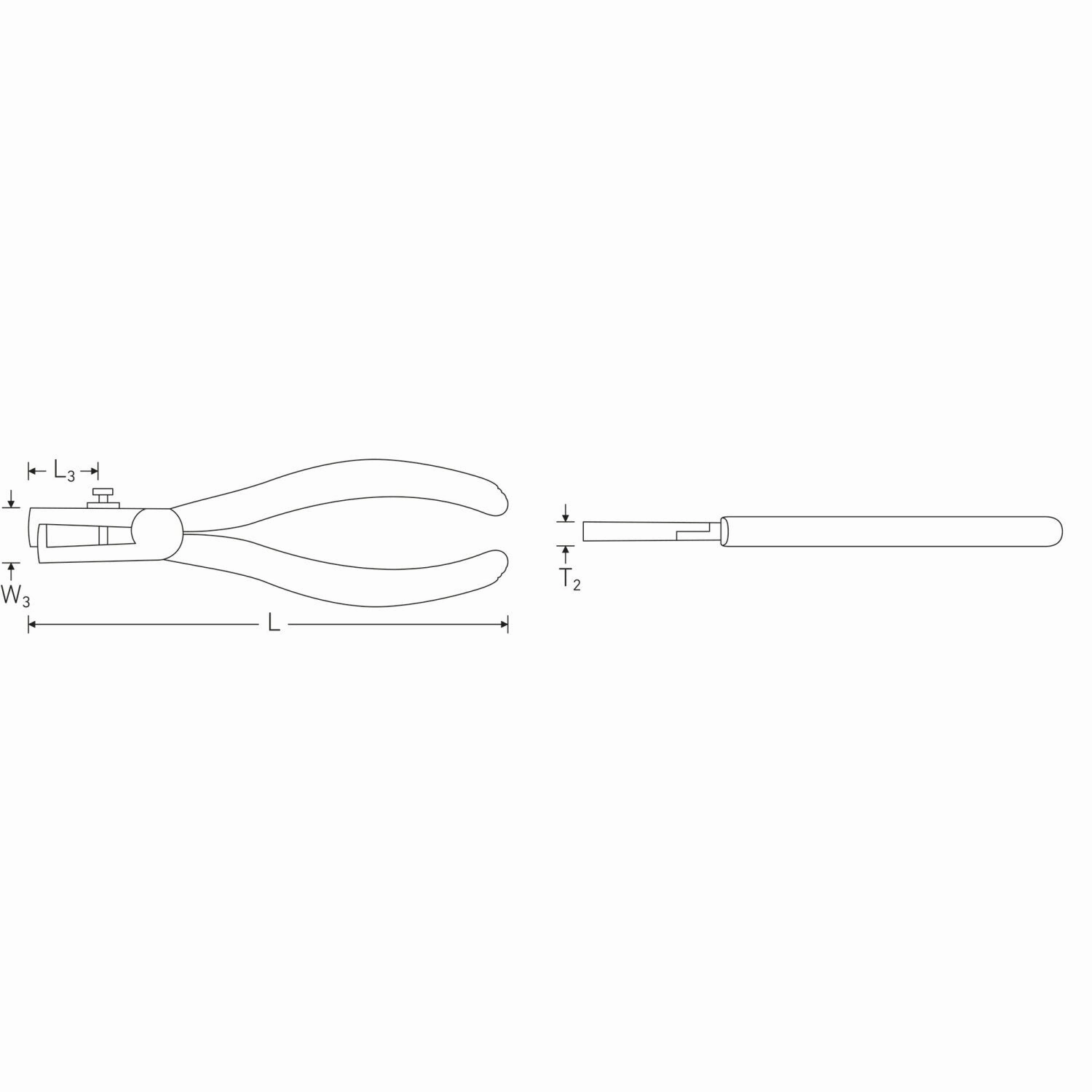 Stahlwille 67803160 Wire stripper