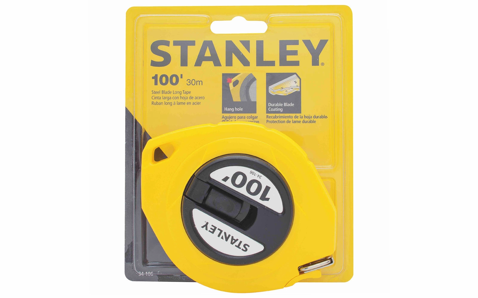 Stanley 100' Steel Blade Tape Measure
