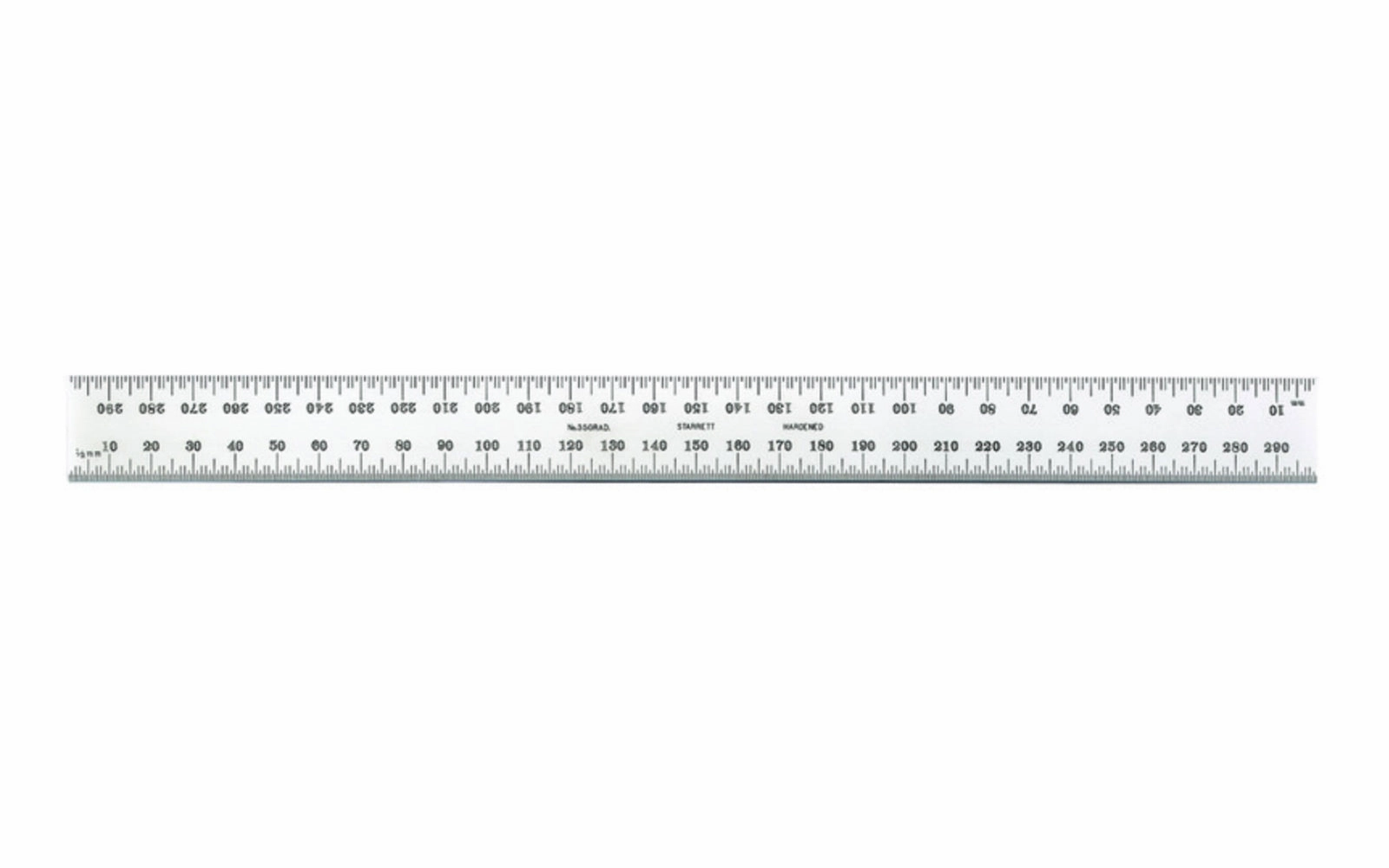 Starrett 12" Blade for Combo Square - 1/2 mm & mm Grads