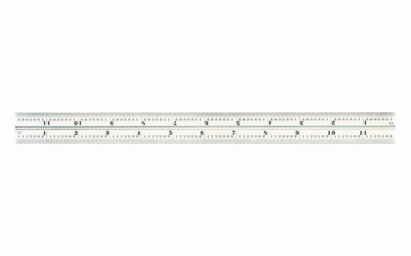 Starrett 12" Blade for Combo Square - 1/50", 1/100", 1/32", 1/64" Grads