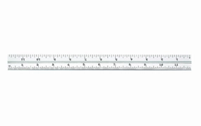 Starrett 12" Blade for Combo Square - 1/8", 1/16", 1/32", 1/64" Grads