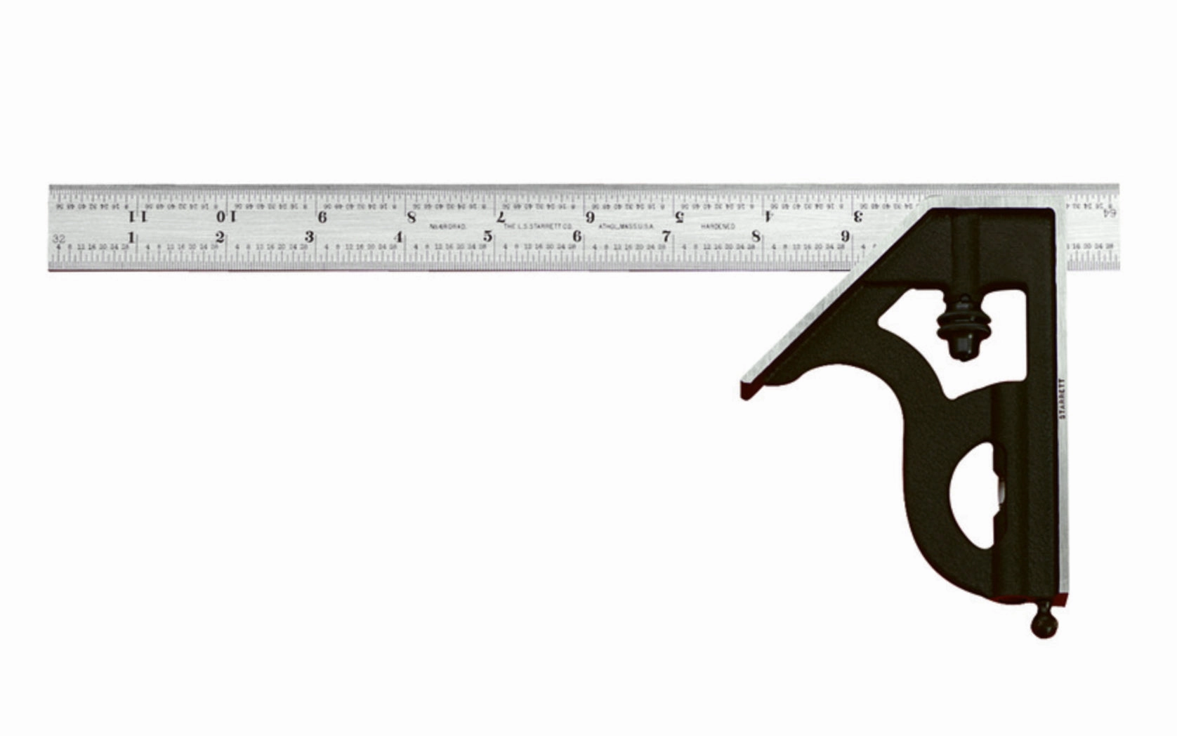 Starrett 12" Combination Square - 11H-12-4R