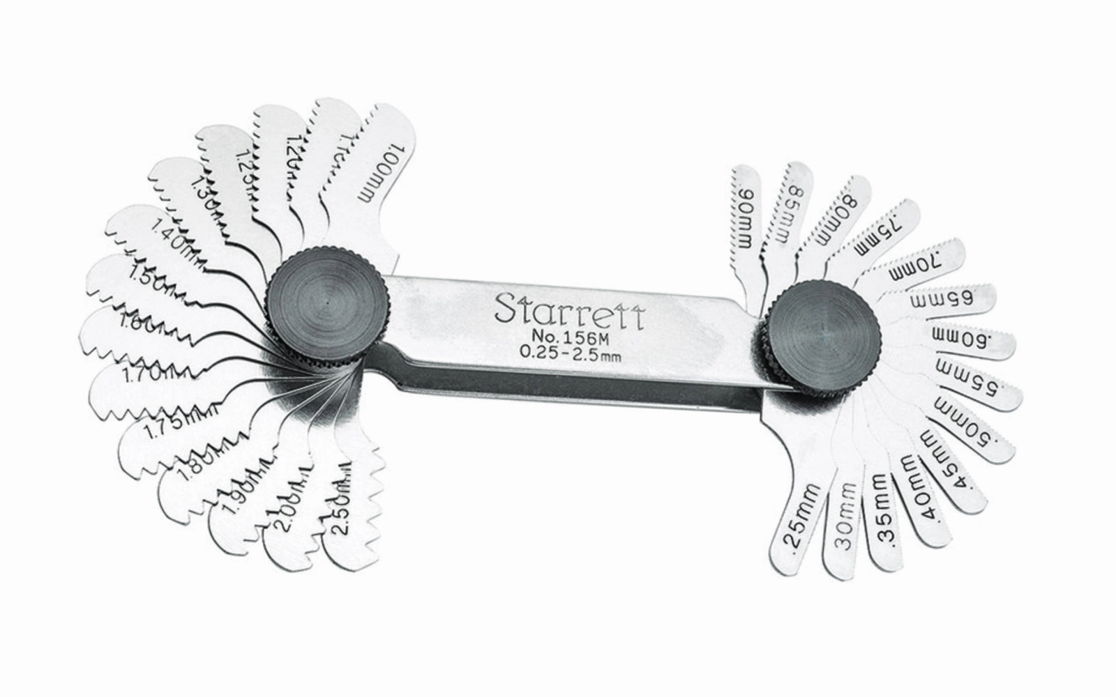 Starrett 156M Metric Screw Pitch Gage