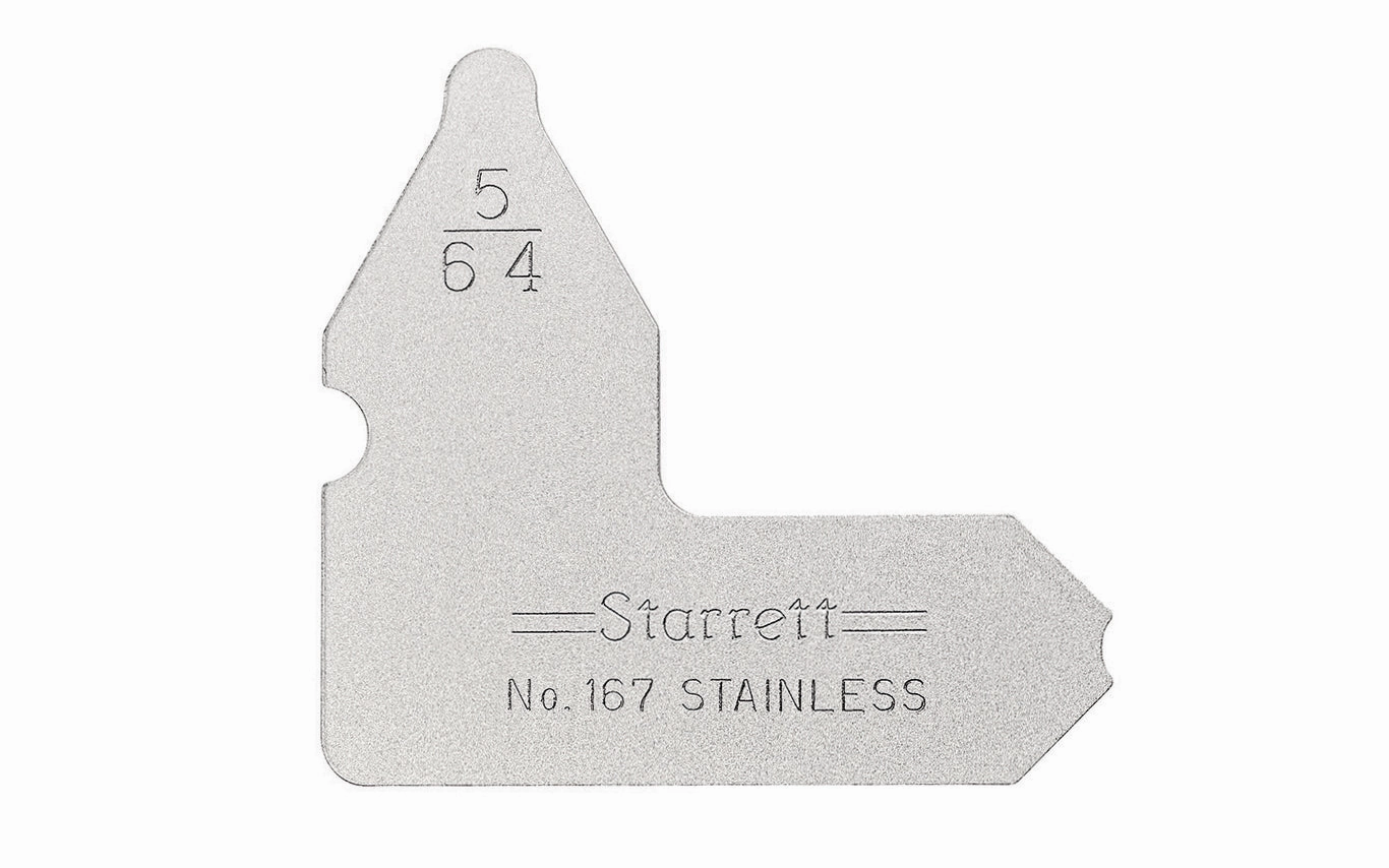 Starrett 167-5/64 Radius Gage