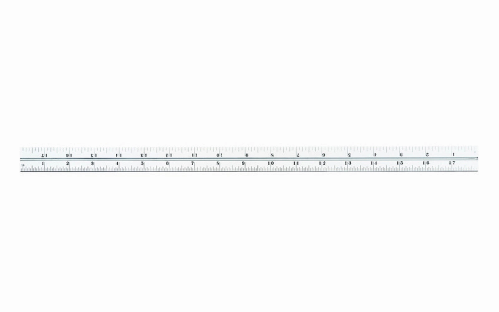 Starrett 18" Satin Chrome Blade for Combination Squares, Sets & Bevel Protractors