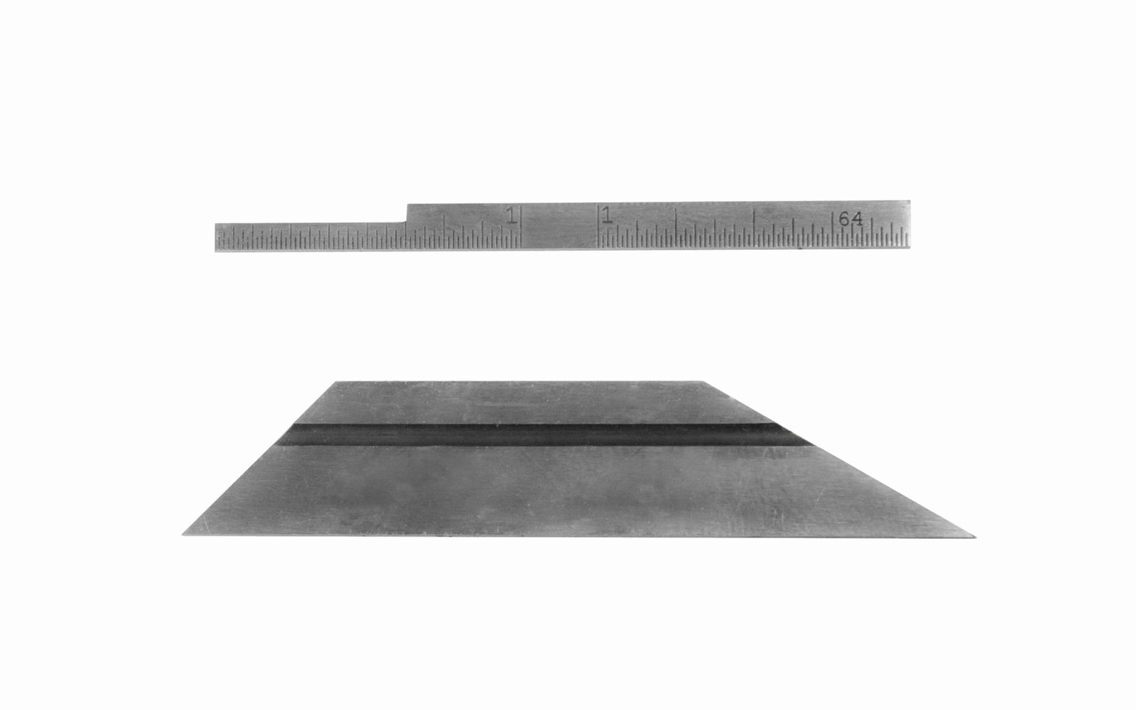 Starrett 2-1/2" Double Steel Square 14D