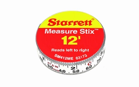 Starrett 3.65m / 12' Measure Stix