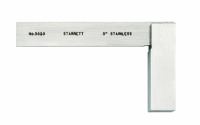Starrett 3" Stainless Precision Plain Square