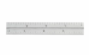 Starrett 4" Blade for Combo Square - 1/8", 1/16", 1/32", 1/64" Grads
