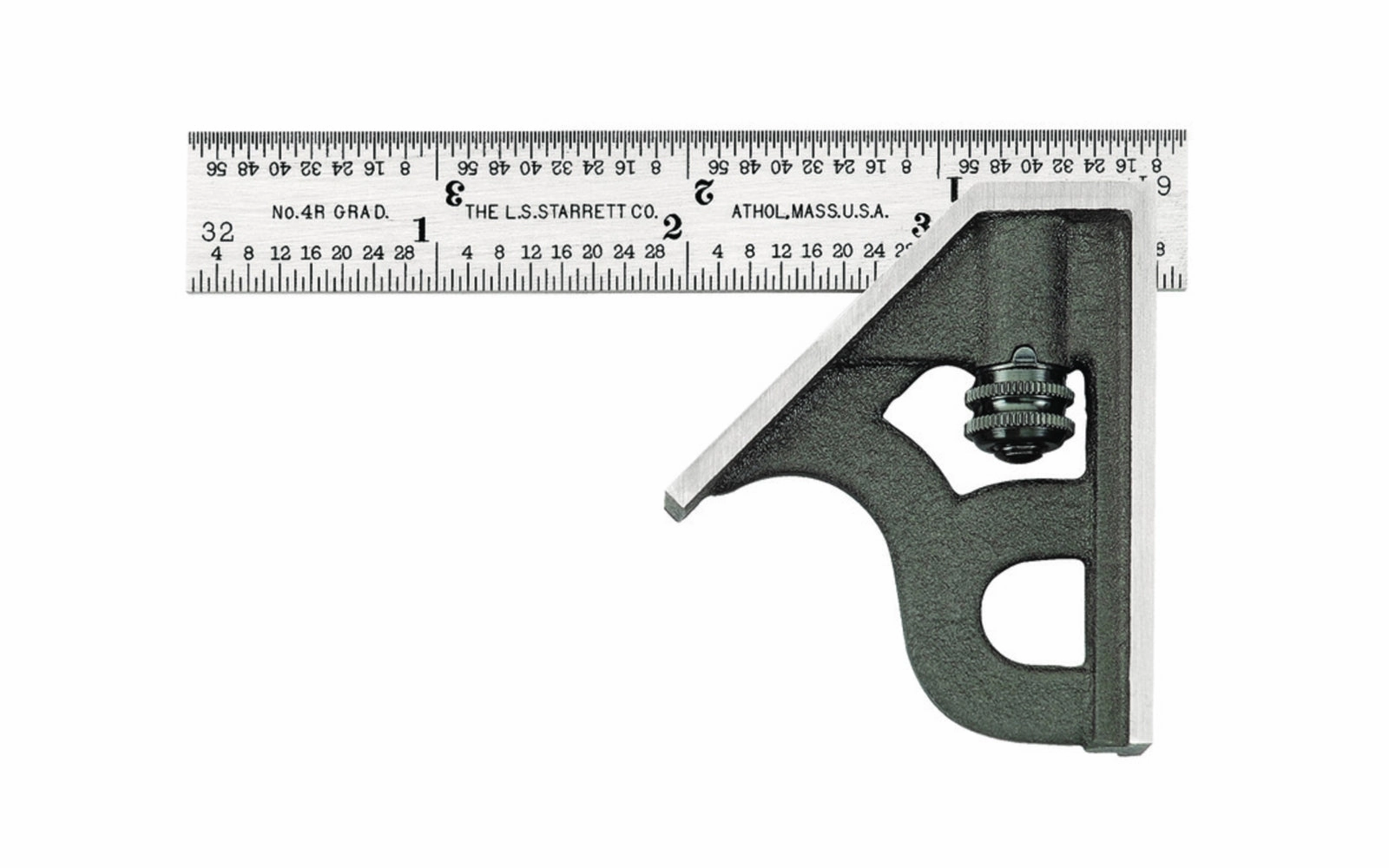 Starrett 4" Combination Square - 11H-4-4R