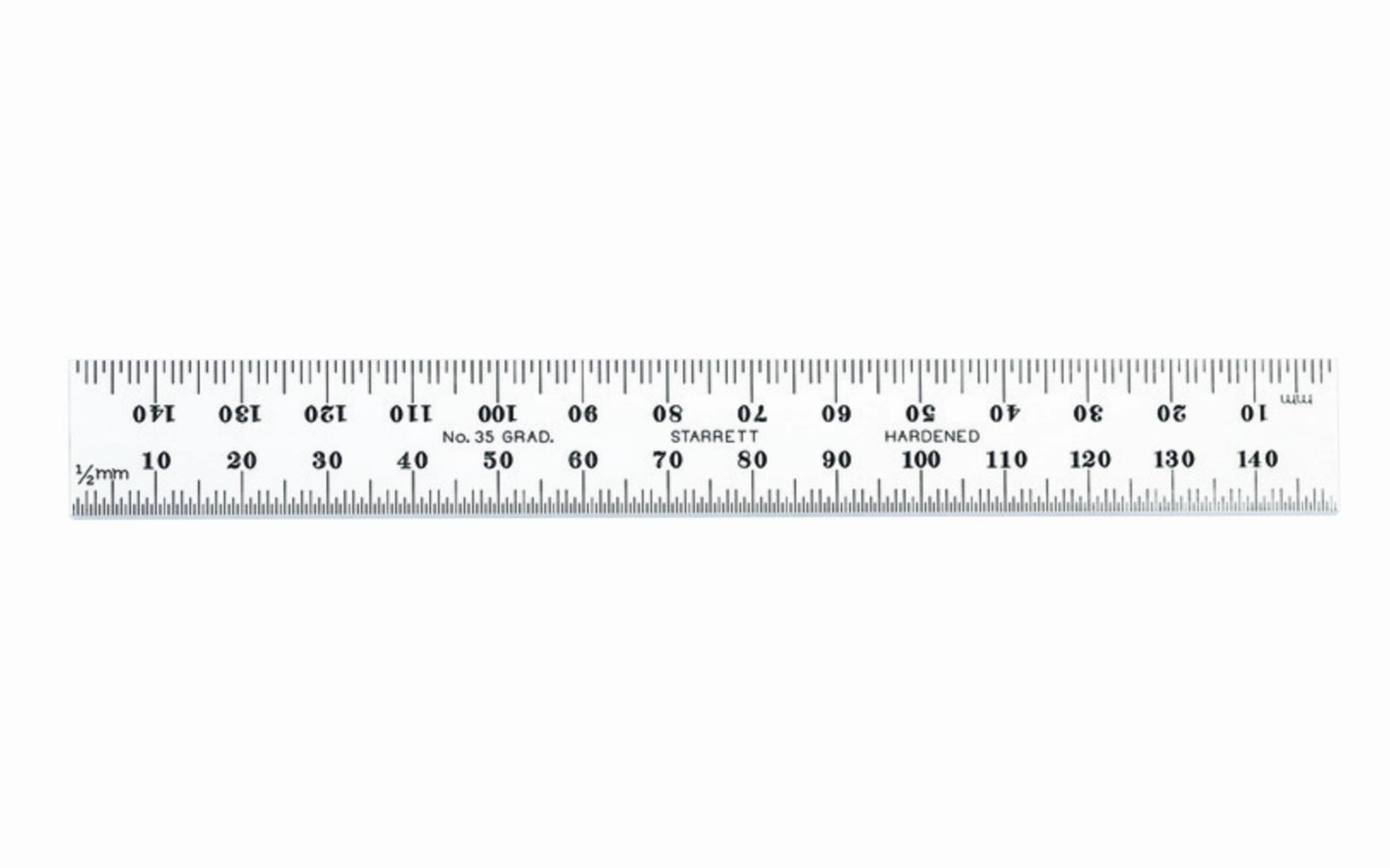 Starrett 6" Blade for Combo Square - 1.0 mm, 0.5 mm Grads