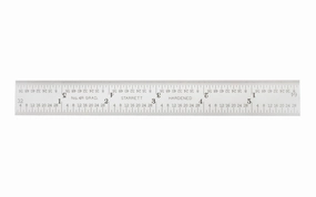 Starrett 6" Blade for Combo Square - 1/8", 1/16", 1/32", 1/64" Grads