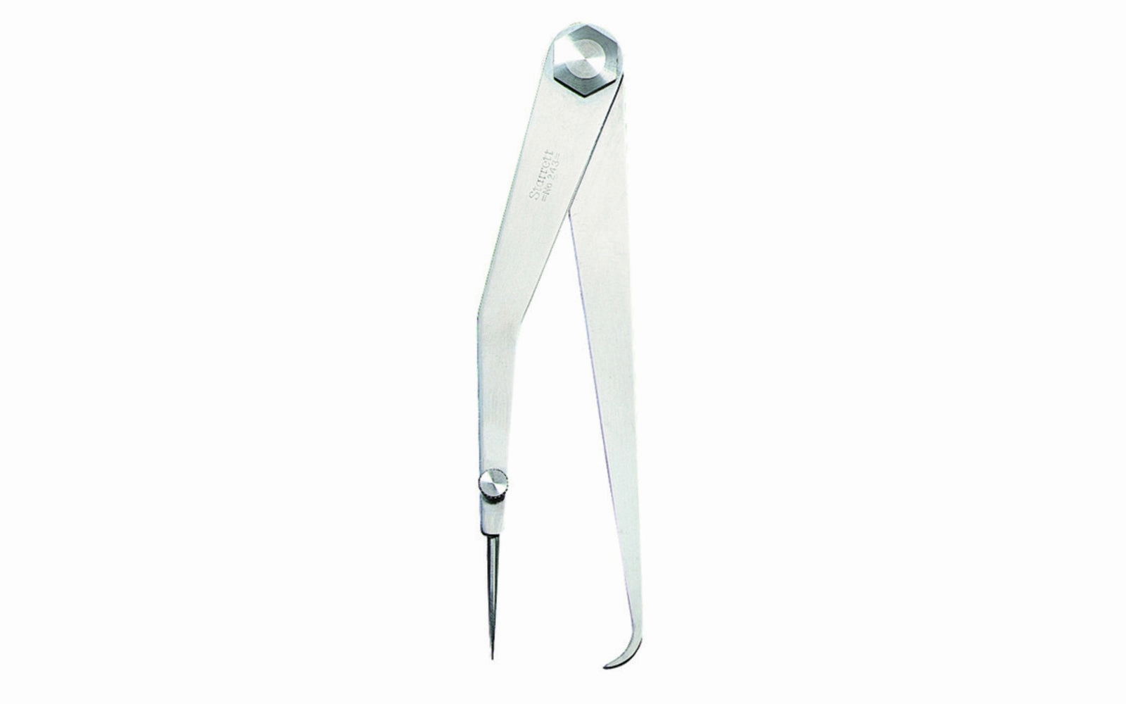 Starrett 6" Firm-Joint Hermaphrodite Caliper, Flat Leg