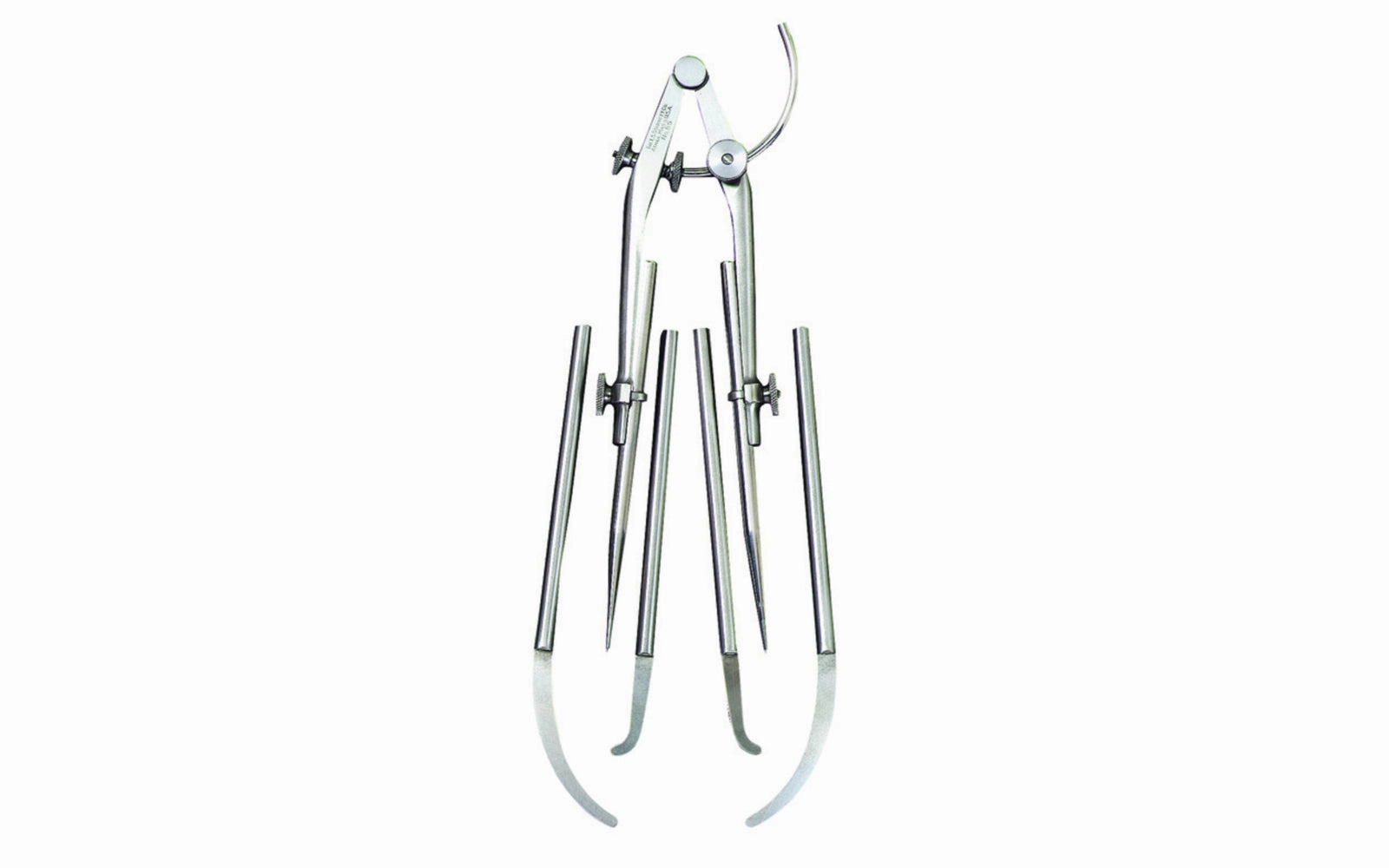 Starrett 9" Extension Dividers with Caliper Legs