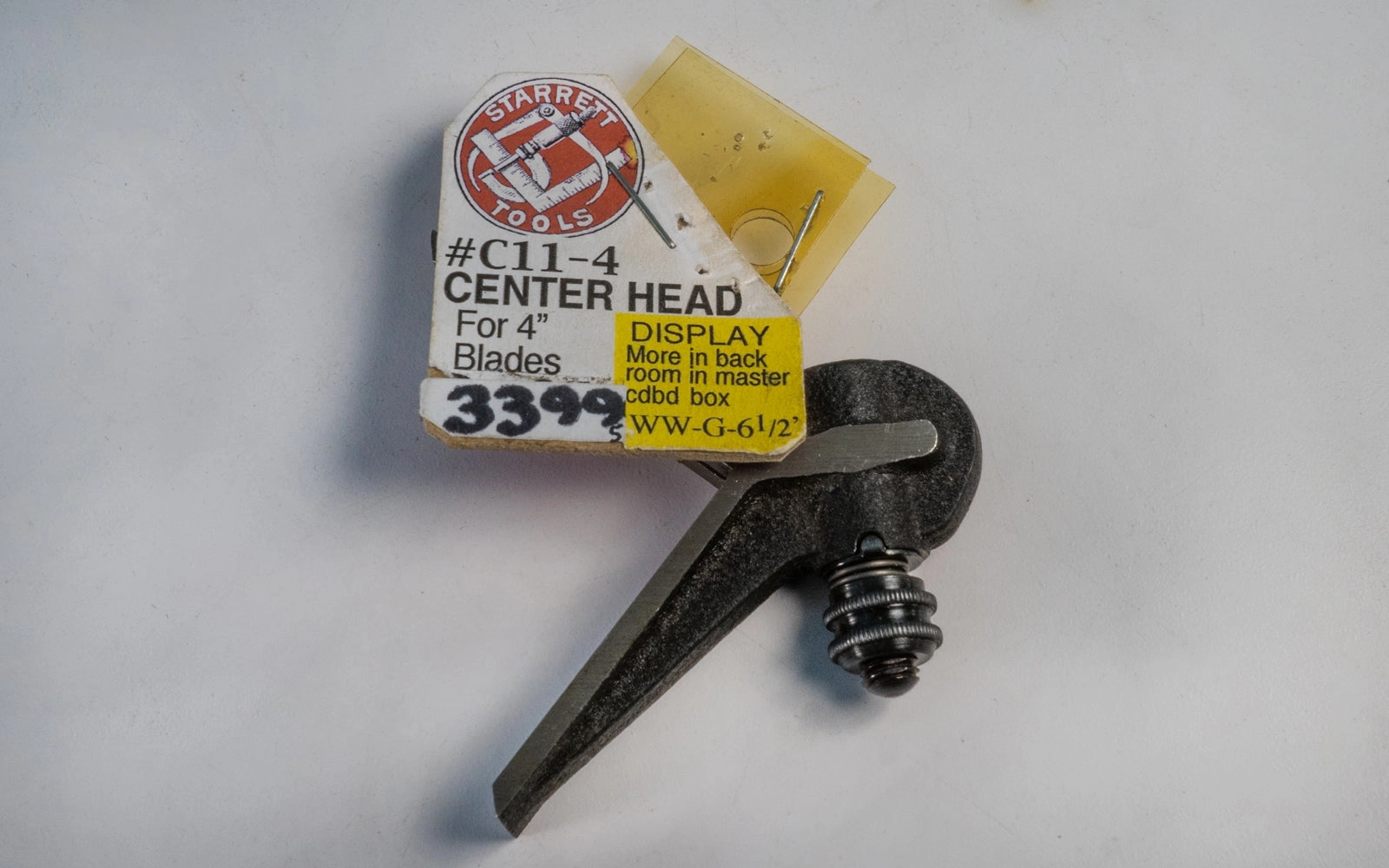 Starrett C11-4 Center Head for 4" Combination Square - Old Floor Model