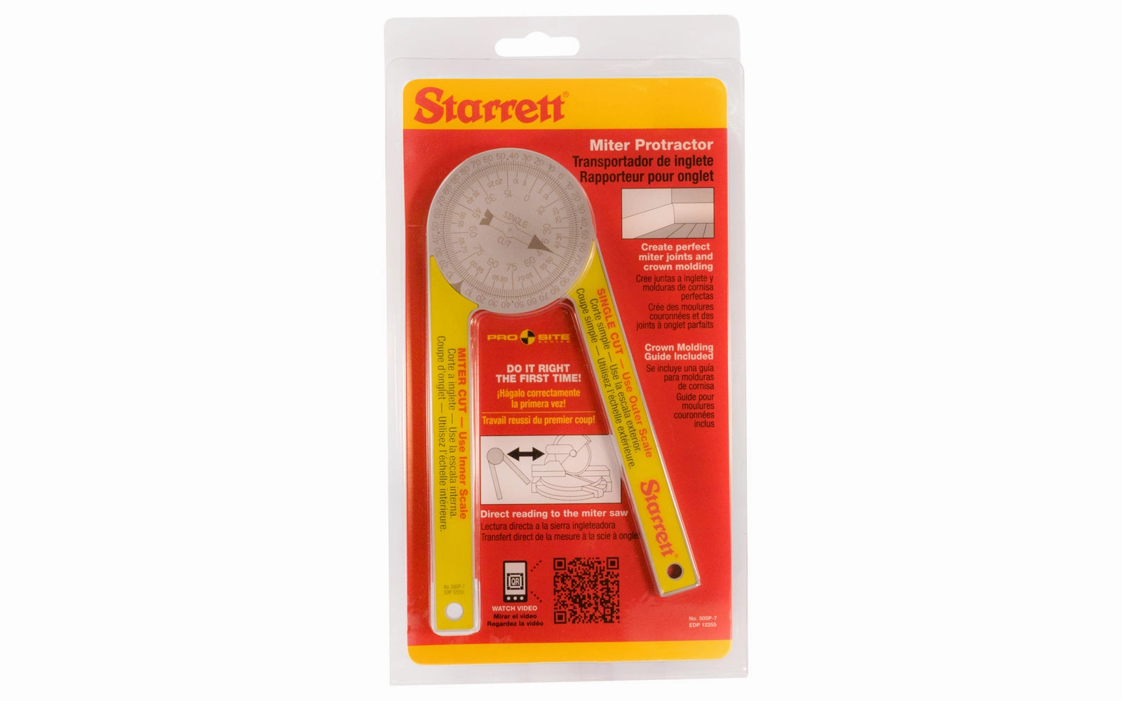 Starrett Miter Protractor - 505P-7