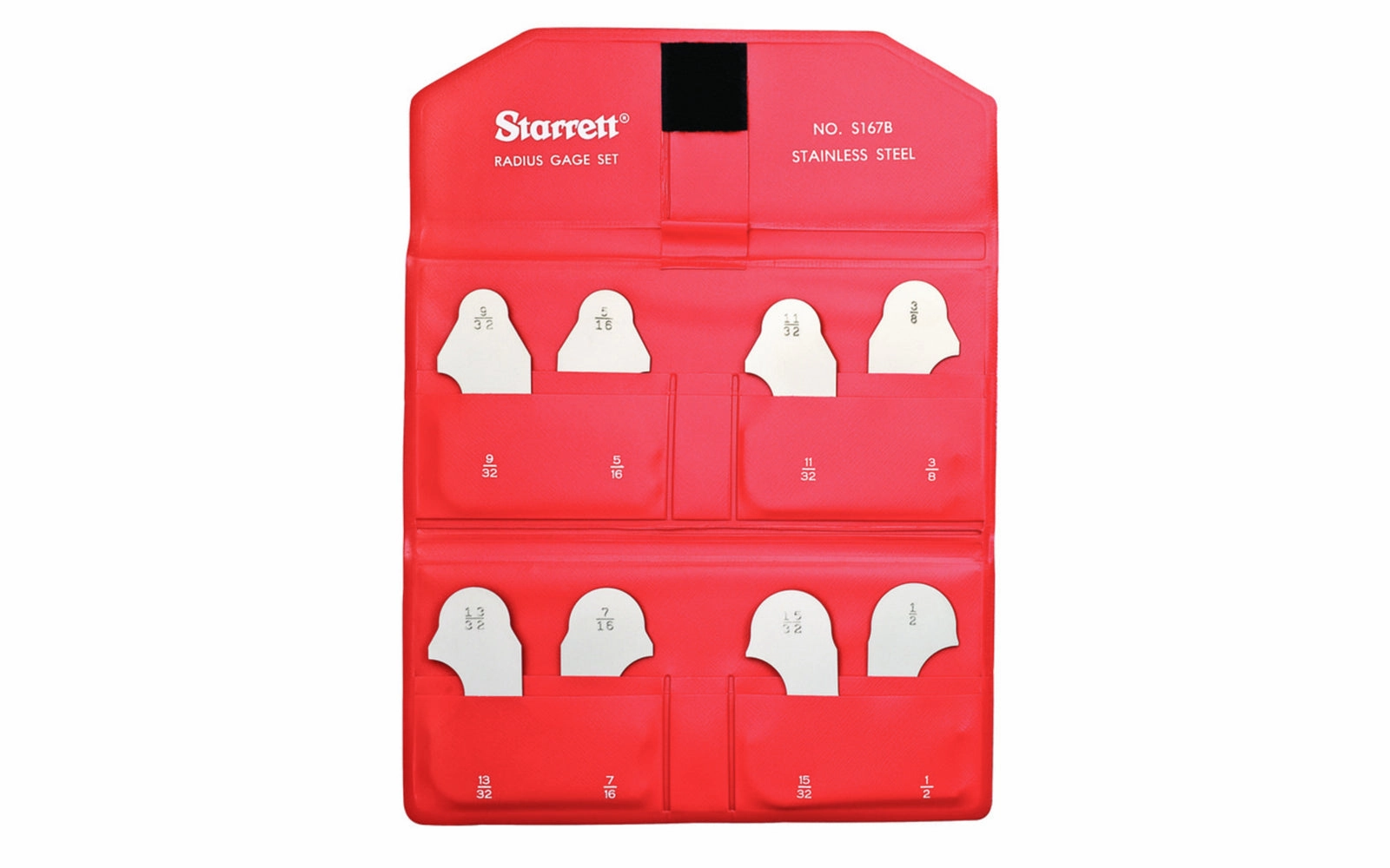 Starrett S167BZ Radius Gage Set