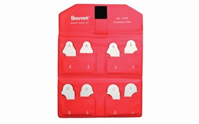 Starrett S167BZ Radius Gage Set