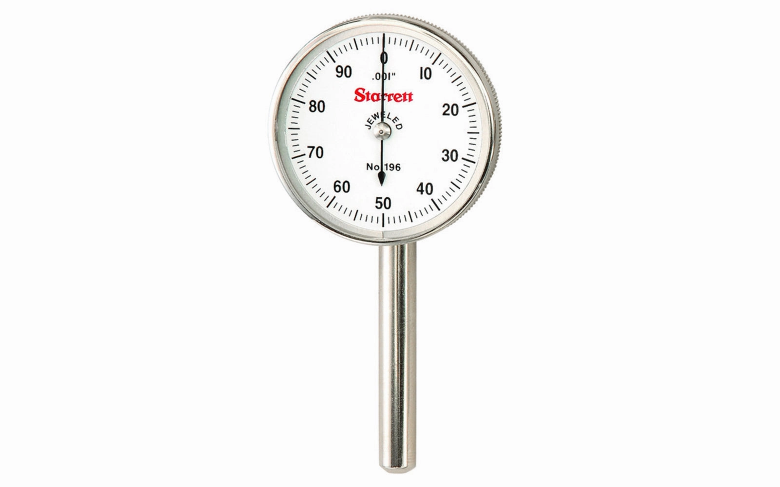 Starrett Universal Back Plunger Dial Indicator - 196B1