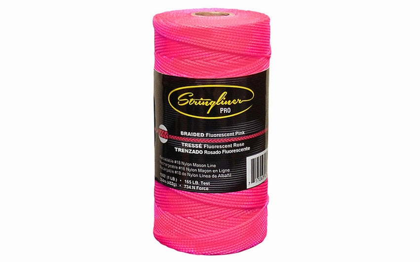 Stringliner Braided Mason Line - Fluorescent Pink
