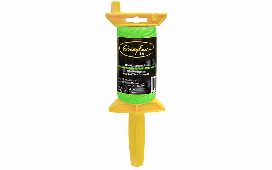 Stringliner Braided Mason Line Reel - Fluorescent Green