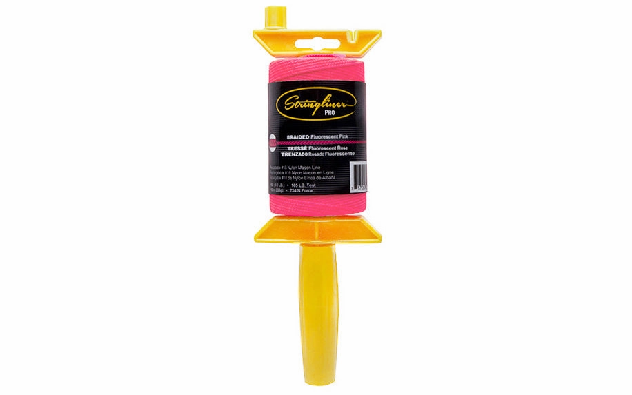 Stringliner Braided Mason Line Reel - Fluorescent Pink