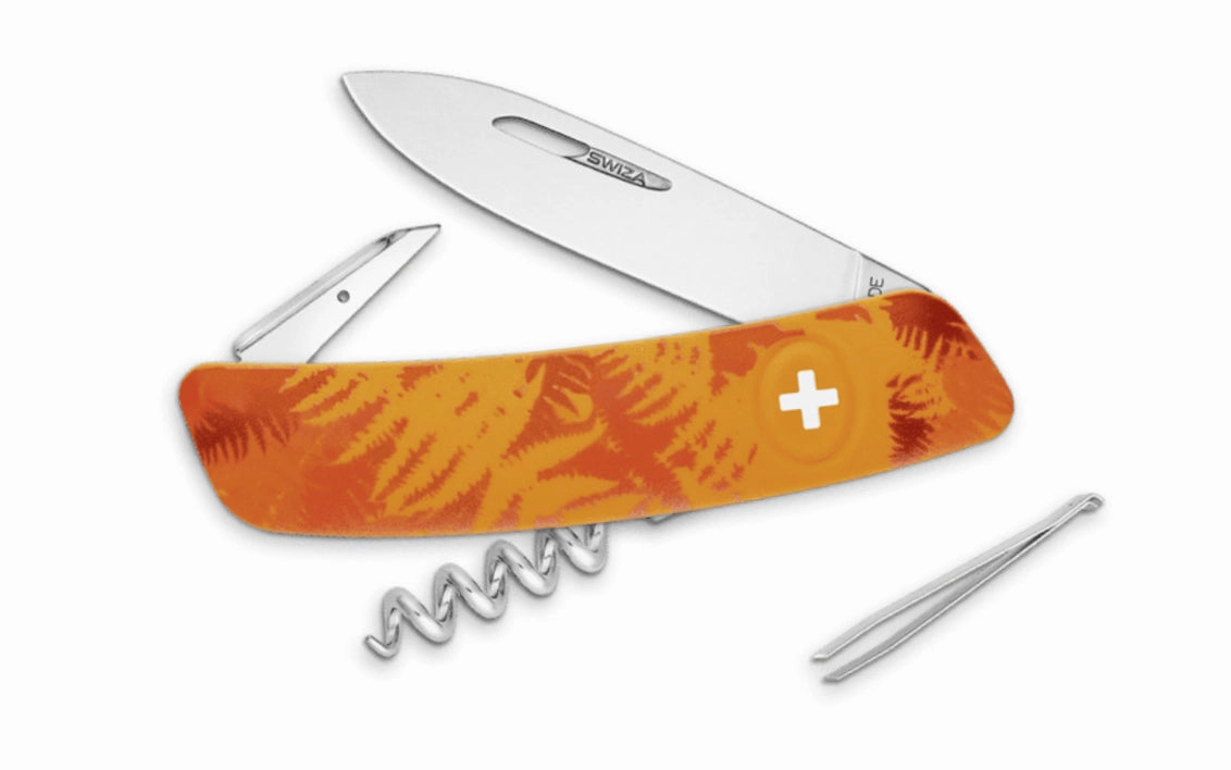 Swiza D01 Fern Orange Swiss Multi-Tool Knife