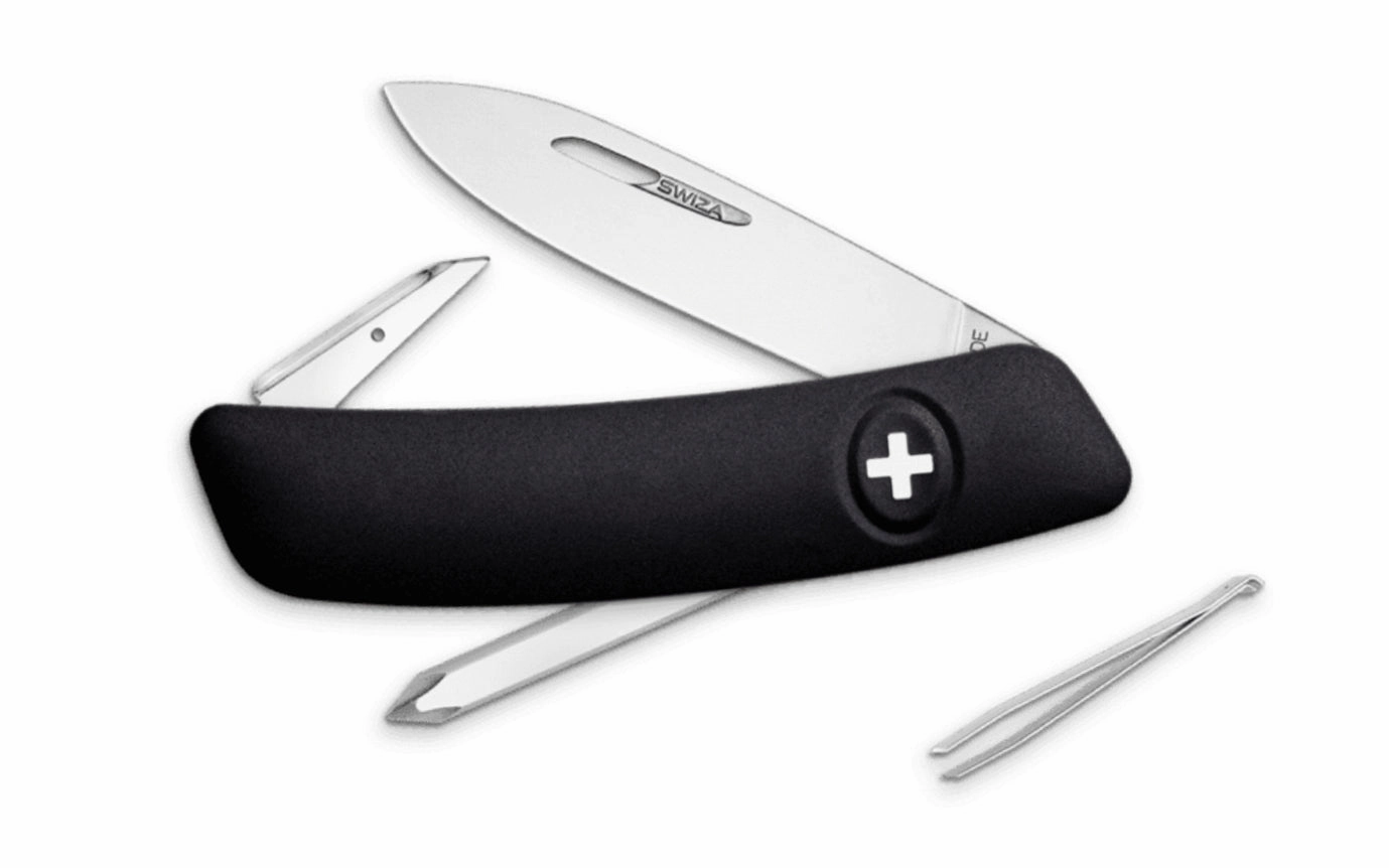 Swiza D02 Black Swiss Multi-Tool Knife