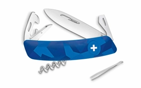 Swiza D03 Camo Blue Swiss Multi-Tool Knife