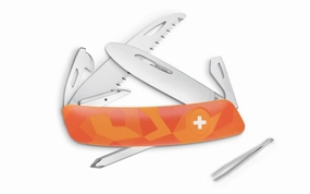 Swiza J06 Camo Orange Swiss Multi-Tool Knife