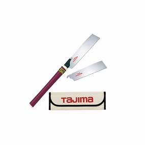 Tajima Tool JPR-SET Japan Pull Set, 16 TPI   19 TPI Blades, Wood / Elastomer Handle, Case