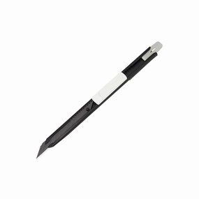 Tajima Tools DC390B Premium Cutter Series, Precision Craft, Auto Lock Blade Lock, 1 x 30Acute Angle Razar Black Blade