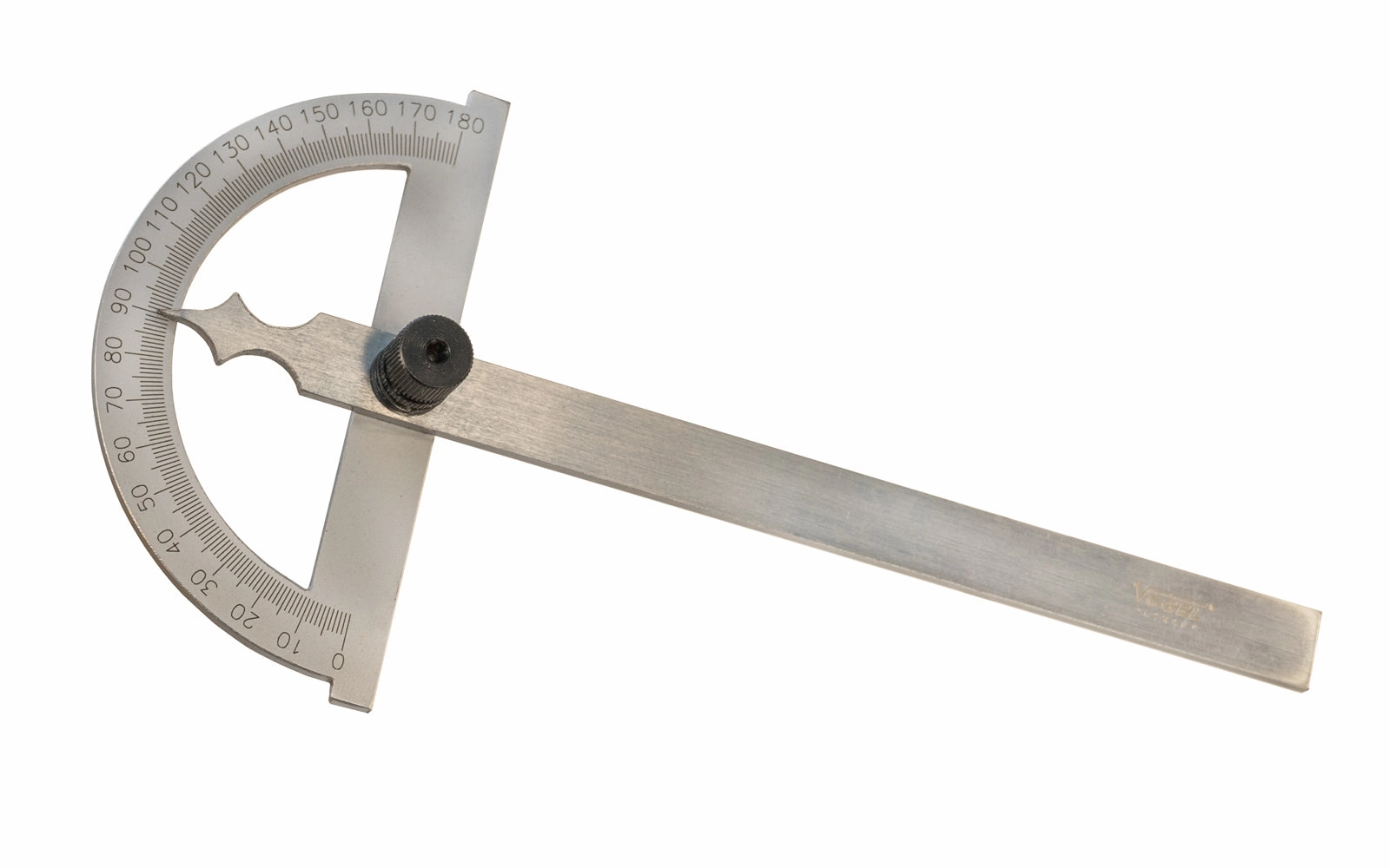 Vogel Satin Chrome Protractor ~ 4-3/4" Diameter Head