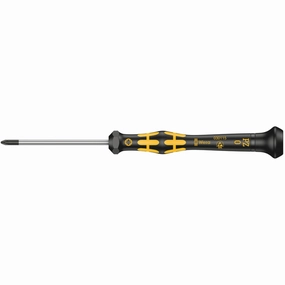 Wera 1555 PZ ESD Kraftform Micro screwdriver for Pozidriv screws, PZ 0 x 60 mm