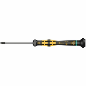 Wera 1567 TORX BO ESD Kraftform Micro screwdriver for tamper-proof TORX screws, TX 8 BO x 60 mm