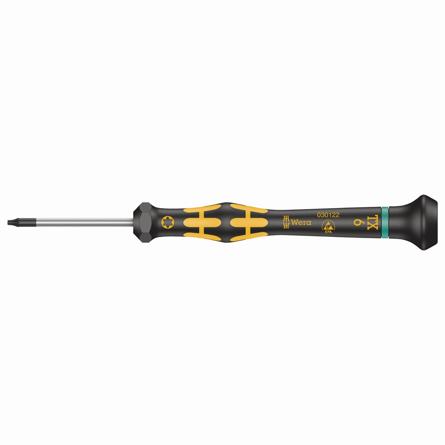 Wera 1567 TORX ESD Kraftform Micro screwdriver for TORX screws, TX 6 x 40 mm