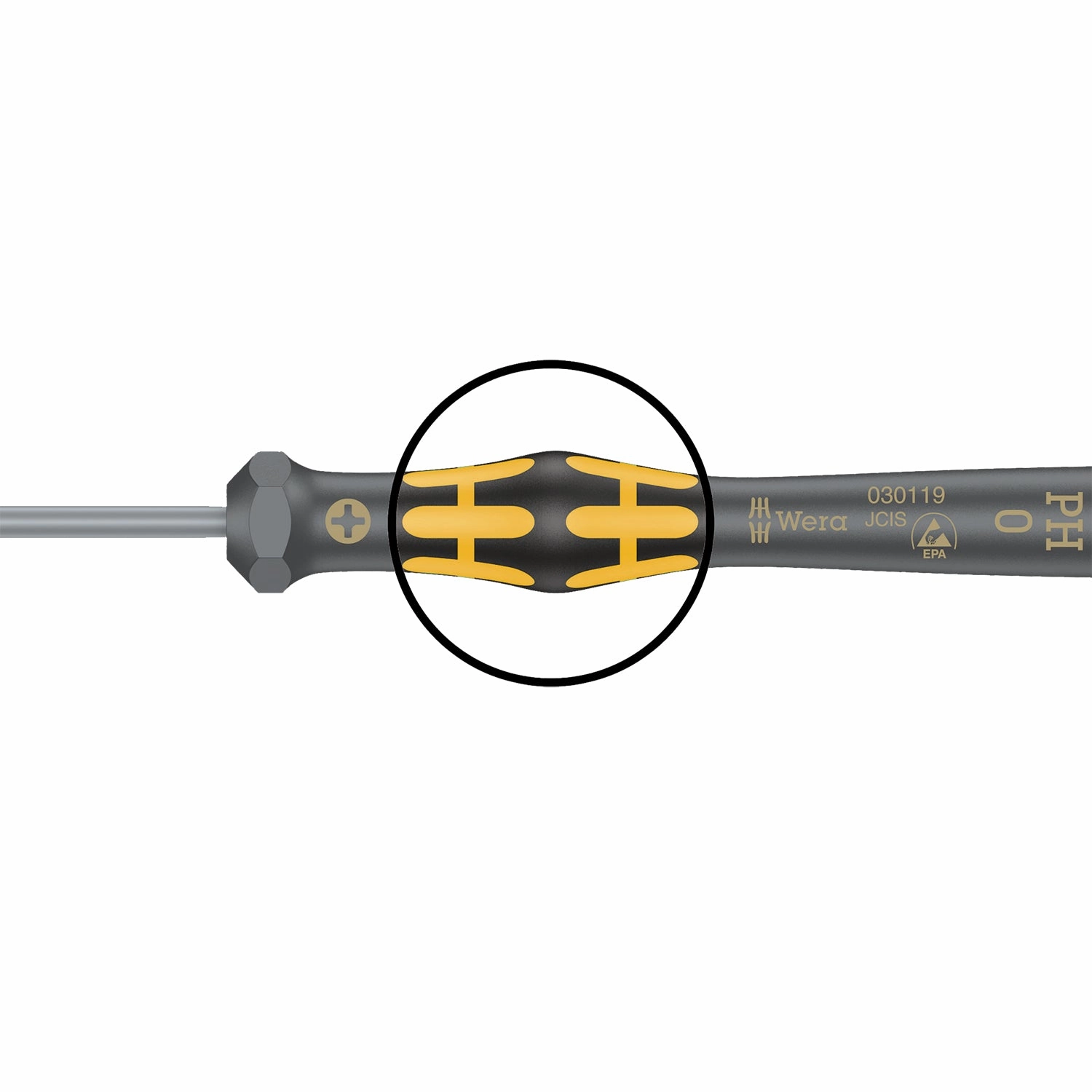 Wera 1573 Pentalobe ESD Kraftform Micro screwdriver, PL 1.4 x 40 mm