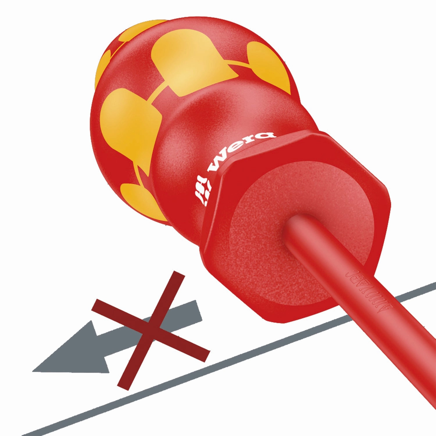 Wera 160 i SB VDE Insulated screwdriver for slotted screws, 0.4 x 2.5 x 80 mm
