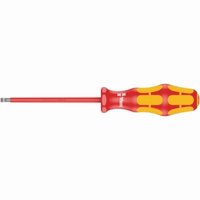 Wera 160 i VDE Insulated screwdriver for slotted screws, 0.8 x 4 x 150 mm