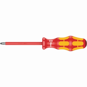 Wera 165 i PZ VDE Insulated screwdriver for Pozidriv screws, PZ 2 x 100 mm