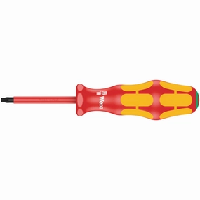 Wera 167 i VDE Insulated screwdriver for TORX screws, TX 15 x 80 mm