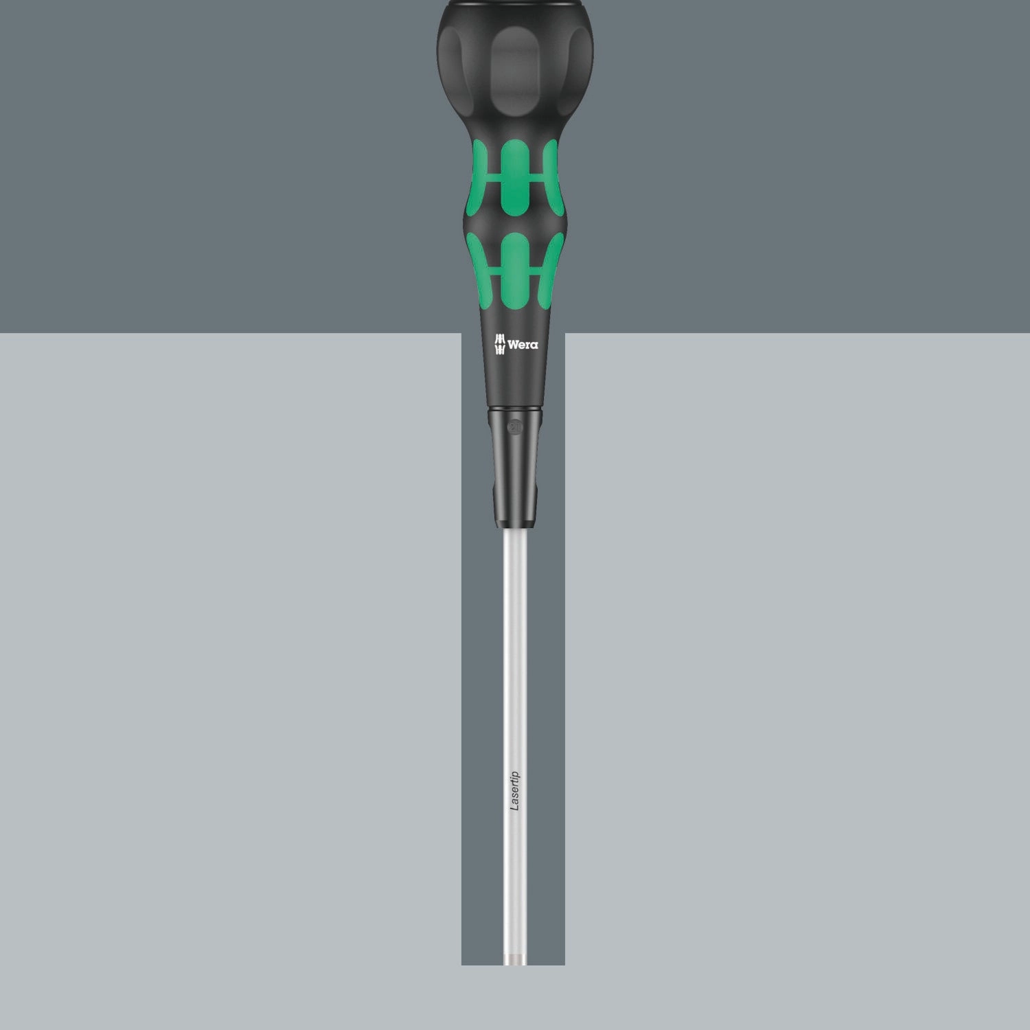 Wera 1855 PZ Kraftform Ball-Grip Pozidriv-Head Screwdriver, PZ2 x 100 mm