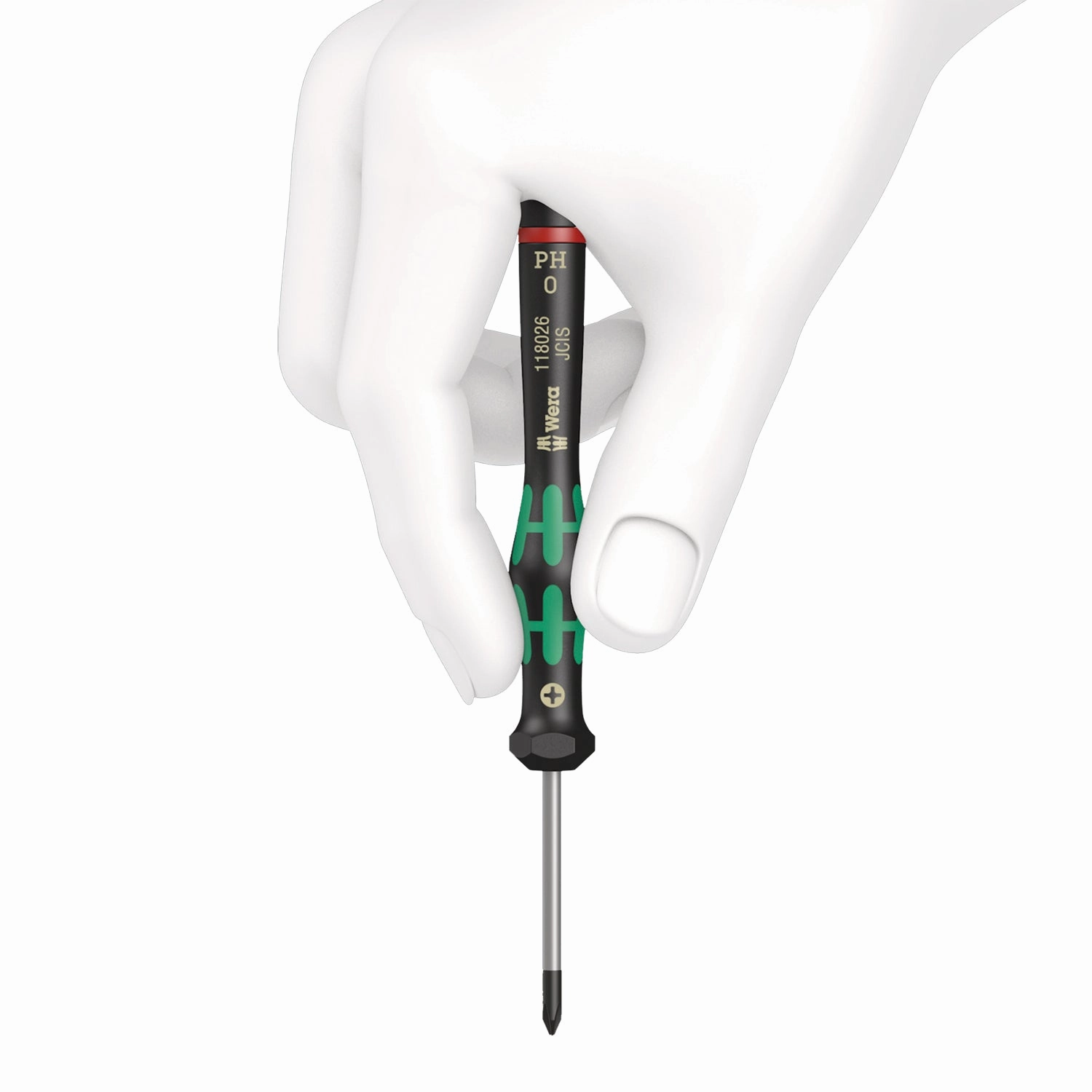 Wera 2052 Ball end hexagon screwdriver for electronic applications, 1.3 x 60 mm