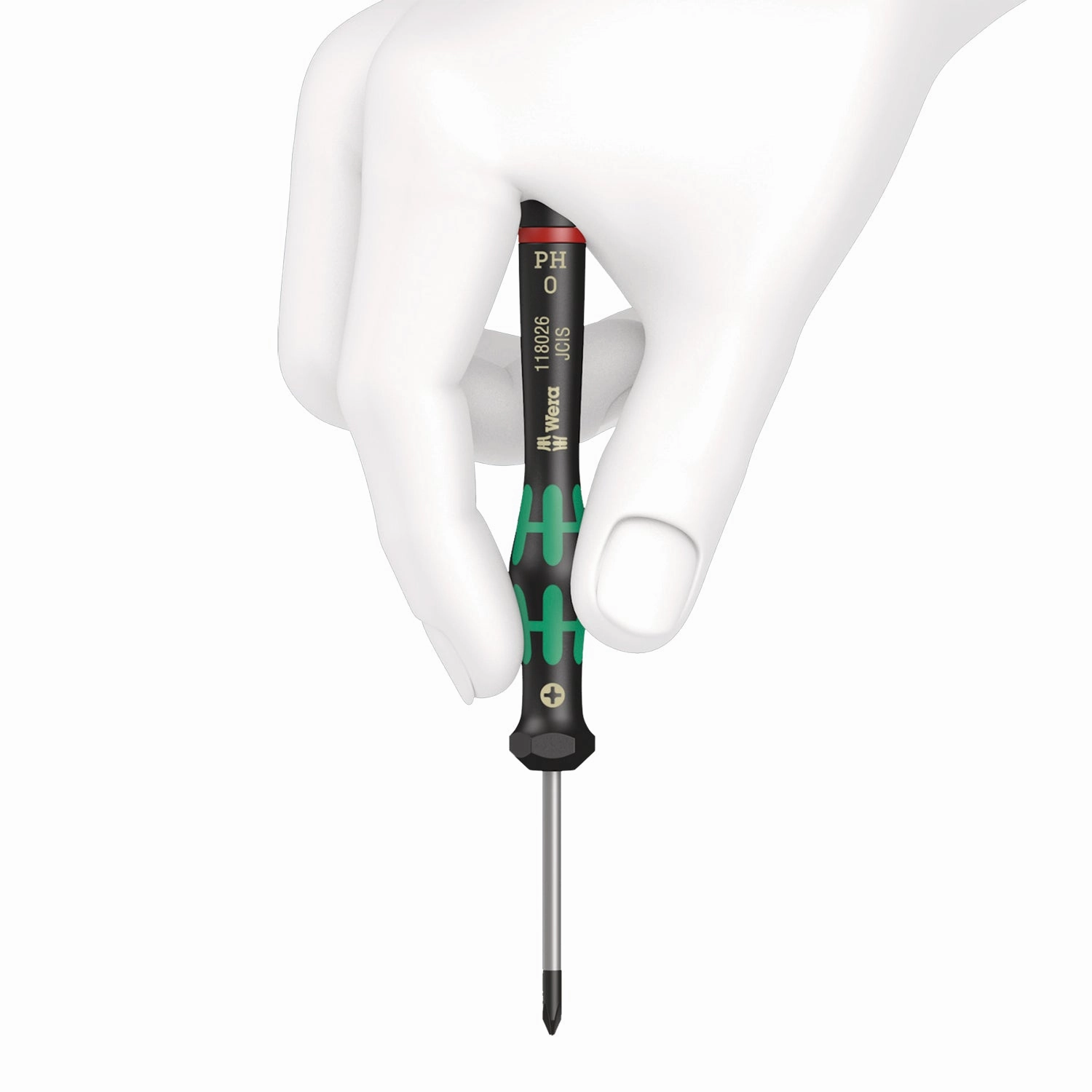 Wera 2069/6 Screwdriver set and rack for electronic applications, 6 pieces