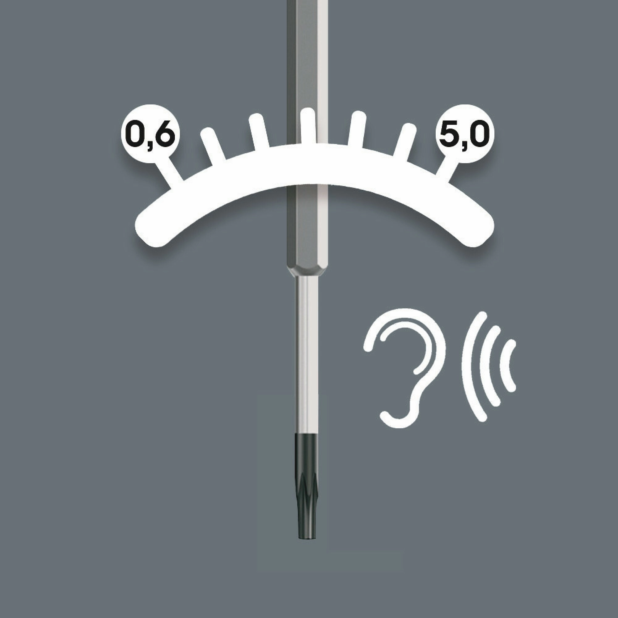 Wera 300 TX TORX Torque-indicator, TX 6 x 0.6 Nm