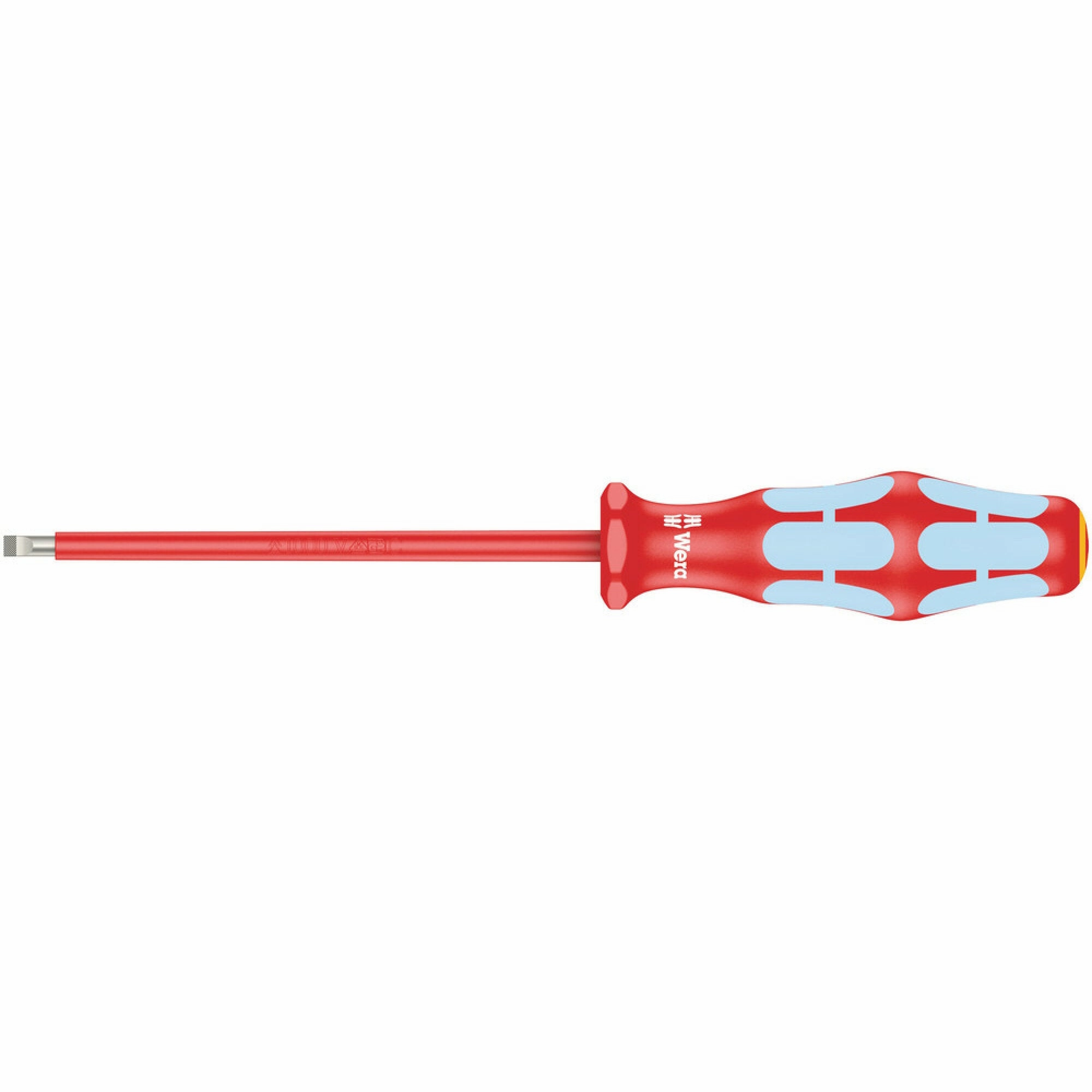 Wera 3160 i VDE Insulated screwdriver for slotted screws, stainless, 0.6 x 3.5 x 100 mm