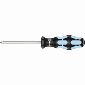 Wera 3355 PZ Screwdriver for Pozidriv screws, stainless, PZ 0 x 60 mm